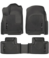 Husky Liners 11-13 Dodge Durango / 11-13 Jeep Grand Cherokee WeatherBeater Combo Black Floor Liners Husky Liners Floor Mats - Rubber  AXOPROS