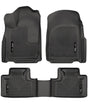 Husky Liners 11-13 Dodge Durango / 11-13 Jeep Grand Cherokee WeatherBeater Combo Black Floor Liners Husky Liners Floor Mats - Rubber  AXOPROS