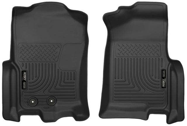 Husky Liners 11-17 Ford Expedition X-Act Contour Front Black Floor Liners Husky Liners Floor Mats - Rubber  AXOPROS