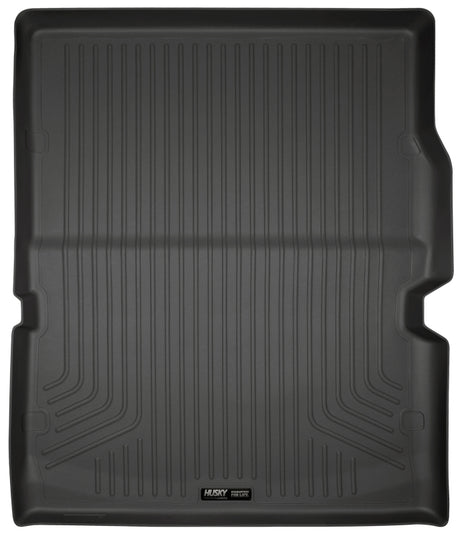 Husky Liners 11-22 Dodge Durango WeatherBeater (Over Folded 3rd Row) Black Rear Cargo Liner Husky Liners Floor Mats - Rubber  AXOPROS