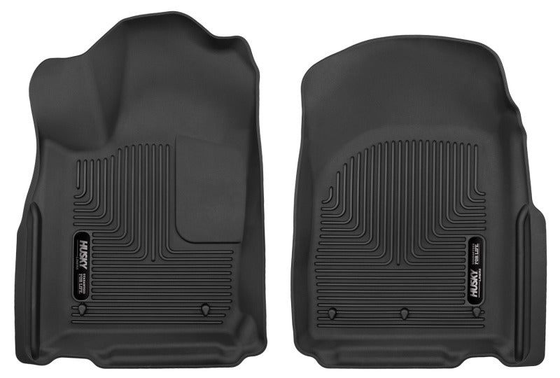 Husky Liners 11-24 Dodge Durango / 11-14 Jeep Grand Cherokee X-Act Contour Black Front Floor Liners Husky Liners Floor Mats - Rubber  AXOPROS
