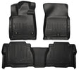 Husky Liners 12-13 Toyota Tundra Weatherbeater Black Front & 2nd Seat Floor Liners Husky Liners Floor Mats - Rubber  AXOPROS