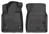 Husky Liners 12-13 Toyota Tundra Weatherbeater Black Front Floor Liners Husky Liners Floor Mats - Rubber  AXOPROS