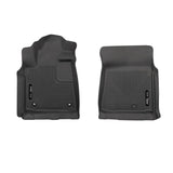 Husky Liners 12-14 Toyota Tundra Pickup(Crew / Ext / Std Cab) X-Act Contour Black Front Floor Liners Husky Liners Floor Mats - Rubber  AXOPROS