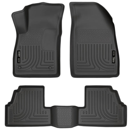 Husky Liners 13-14 Buick Encore WeatherBeater Black Front/2nd Row Floor Liners Husky Liners Floor Mats - Rubber  AXOPROS