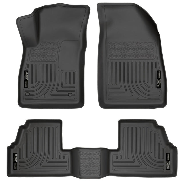 Husky Liners 13-14 Buick Encore WeatherBeater Black Front/2nd Row Floor Liners Husky Liners Floor Mats - Rubber  AXOPROS