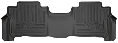 Husky Liners 13-16 Lexus LX570 / 13-16 Toyota Land Cruiser WeatherBeater 2nd Row Black Floor Liners Husky Liners Floor Mats - Rubber  AXOPROS