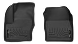 Husky Liners 13-18 Ford C-Max / 13-19 Ford Escape X-act Contour Series Front Floor Liners - Black Husky Liners Floor Mats - Rubber  AXOPROS