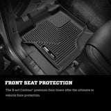Husky Liners 13-18 Ford C-Max / 13-19 Ford Escape X-act Contour Series Front Floor Liners - Black Husky Liners Floor Mats - Rubber  AXOPROS
