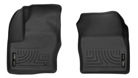 Husky Liners 13-18 Ford C-Max / 13-19 Ford Escape X-act Contour Series Front Floor Liners - Black Husky Liners Floor Mats - Rubber  AXOPROS