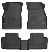 Husky Liners 13 Chevy Malibu WeatherBeater Black Front & 2nd Seat Floor Liners Husky Liners Floor Mats - Rubber  AXOPROS