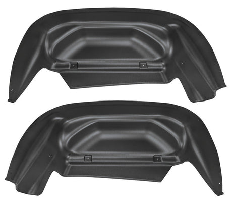 Husky Liners 14-15 Chevy/GMC Silverado/Sierra Black Rear Wheel Well Guards Husky Liners Wheel Well Liners  AXOPROS
