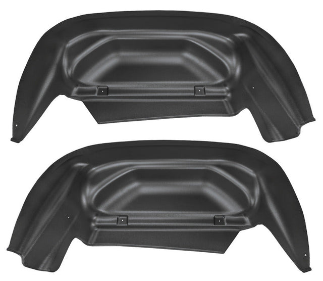Husky Liners 14-15 Chevy/GMC Silverado/Sierra Black Rear Wheel Well Guards Husky Liners Wheel Well Liners  AXOPROS