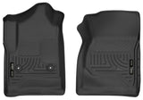 Husky Liners 14-17 Chevrolet Silverado 1500 Standard Cab X-Act Contour Black Front Floor Liners Husky Liners Floor Mats - Rubber  AXOPROS