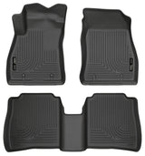 Husky Liners 14-18 Nissan Sentra Weatherbeater Black Front & 2nd Seat Floor Liners Husky Liners Floor Mats - Rubber  AXOPROS