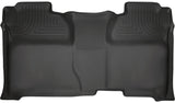 Husky Liners 14 Chevrolet Silverado 1500/GMC Sierra 1500 WeatherBeater Black 2nd Seat Floor Liners Husky Liners Floor Mats - Rubber  AXOPROS