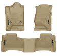 Husky Liners 14 Chevrolet Silverado/GMC Sierra WeatherBeater Tan Front & 2nd Seat Floor Liners Husky Liners Floor Mats - Rubber  AXOPROS