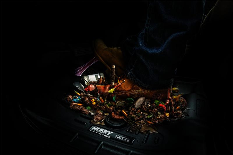 Husky Liners 14 Jeep Cherokee WeatherBeater Black Front and Second Seat Floor Liners Husky Liners Floor Mats - Rubber  AXOPROS