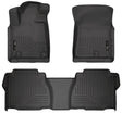 Husky Liners 14 Toyota Tundra Weatherbeater Black Front & 2nd Seat Floor Liners Husky Liners Floor Mats - Rubber  AXOPROS