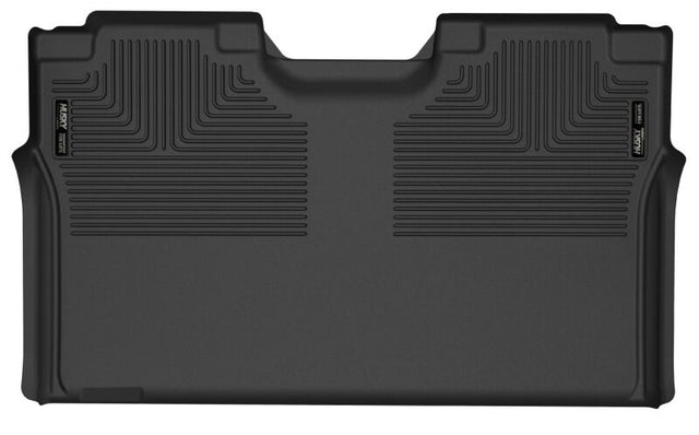Husky Liners 15-17 Ford F-150 SuperCrew X-Act Contour Black 2nd Seat Floor Liners (Full Coverage) Husky Liners Floor Mats - Rubber  AXOPROS