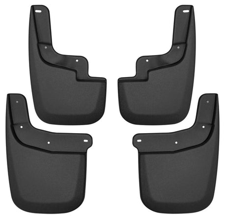 Husky Liners 15-22 Chevy Colorado w/o Flares (Excl. ZR2) Front and Rear Mud Guards - Black Husky Liners Mud Flaps  AXOPROS