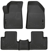 Husky Liners 15-22 Jeep Cherokee WeatherBeater Combo Black Floor Liners Husky Liners Floor Mats - Rubber  AXOPROS