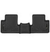 Husky Liners 15-22 Jeep Cherokee X-act Contour Series 2nd Seat Floor Liner - Black Husky Liners Floor Mats - Rubber  AXOPROS