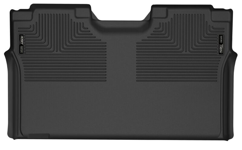 Husky Liners 15-23 Ford F-150 SuperCrew Cab WeatherBeater Black 2nd Seat Floor Liner Husky Liners Floor Mats - Rubber  AXOPROS