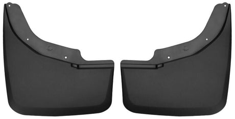 Husky Liners 15 Chevrolet Silverado 3500 HD Black Dually Rear Mud Guards Husky Liners Mud Flaps  AXOPROS