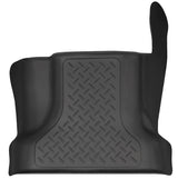 Husky Liners 15 Ford SuperDuty Super/Crew Cab WeatherBeater Center Hump Black Floor Liner Husky Liners Floor Mats - Rubber  AXOPROS