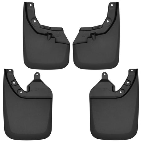 Husky Liners 16-22 Toyota Tacoma w/ OE Fender Flares Front and Rear Mud Guards - Black Husky Liners Mud Flaps  AXOPROS
