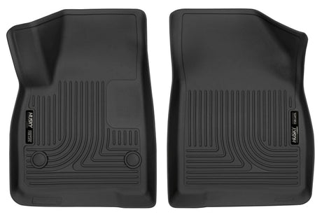 Husky Liners 17-23 Cadillac XT5/17-23 GMC Acadia 2nd Row Bench X-Act Contour Black Front Floor Liner Husky Liners Floor Mats - Rubber  AXOPROS