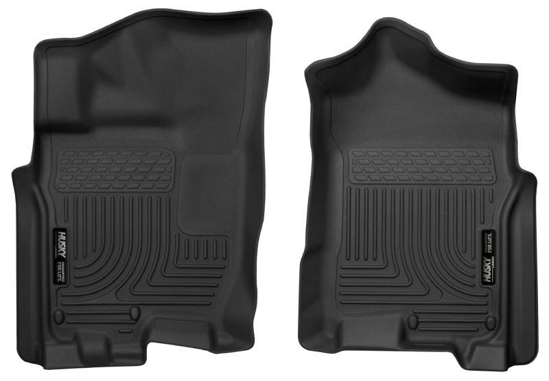 Husky Liners 17-24 Nissan Titan Crew Cab/16-24 Titan XD Crew Cab X-Act Front Floor Liner Set Black Husky Liners Floor Mats - Rubber  AXOPROS