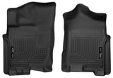 Husky Liners 17-24 Nissan Titan Crew Cab/16-24 Titan XD Crew Cab X-Act Front Floor Liner Set Black Husky Liners Floor Mats - Rubber  AXOPROS
