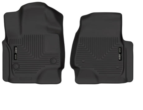 Husky Liners 18-22 Ford Expedition WeatherBeater Black Front Floor Liners Husky Liners Floor Mats - Rubber  AXOPROS