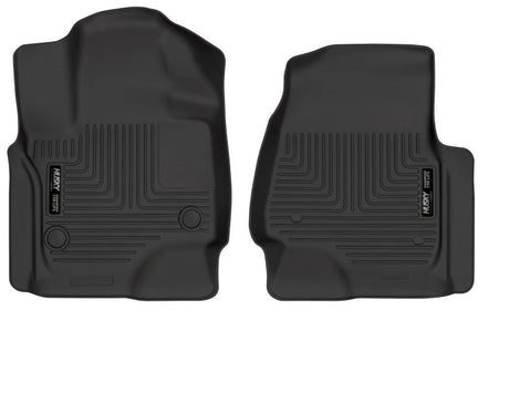 Husky Liners 18-22 Ford Expedition WeatherBeater Black Front Floor Liners Husky Liners Floor Mats - Rubber  AXOPROS