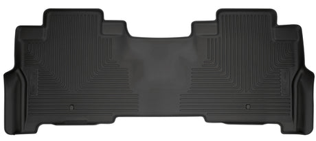 Husky Liners 18-22 Ford Expedition WeatherBeater Second Row Black Floor Liners Husky Liners Floor Mats - Rubber  AXOPROS