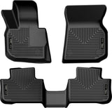Husky Liners 18-23 BMW X3 Weatherbeater Black Front & 2nd Seat Floor Liners Husky Liners Floor Mats - Rubber  AXOPROS