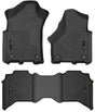 Husky Liners 19-21 Ram 2500/3500 Crew Cab Weatherbeater Black Front & 2nd Seat Floor Liners Husky Liners Floor Mats - Rubber  AXOPROS
