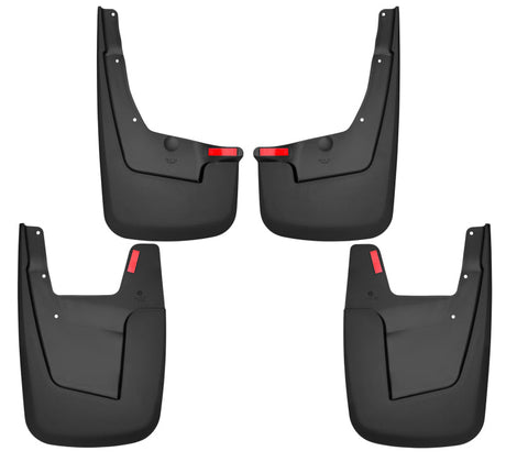 Husky Liners 19-22 RAM 1500 w/o OEM Fender Flares Custom-Molded Front & Rear Mud Guards Husky Liners Mud Flaps  AXOPROS