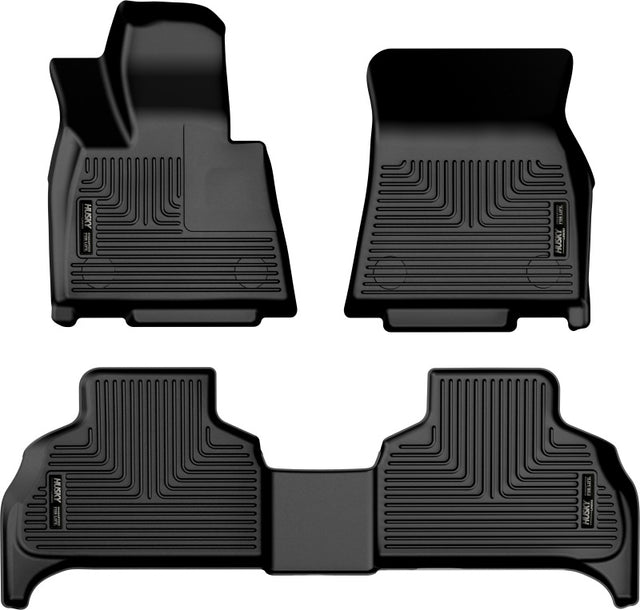 Husky Liners 19-23 BMW X5 Weatherbeater Black Front & 2nd Seat Floor Liners Husky Liners Floor Mats - Rubber  AXOPROS