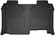 Husky Liners 19-23 Chevrolet Silverado 1500 CC WeatherBeater Black 2nd Row Floor Liners Husky Liners Floor Mats - Rubber  AXOPROS