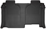 Husky Liners 19-23 Chevrolet Silverado 1500 CC WeatherBeater Black 2nd Row Floor Liners Husky Liners Floor Mats - Rubber  AXOPROS