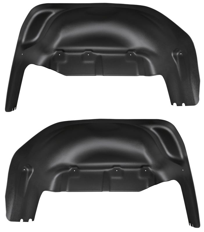 Husky Liners 19-23 GMC Sierra 1500 Black Rear Wheel Well Guards Husky Liners Wheel Well Liners  AXOPROS