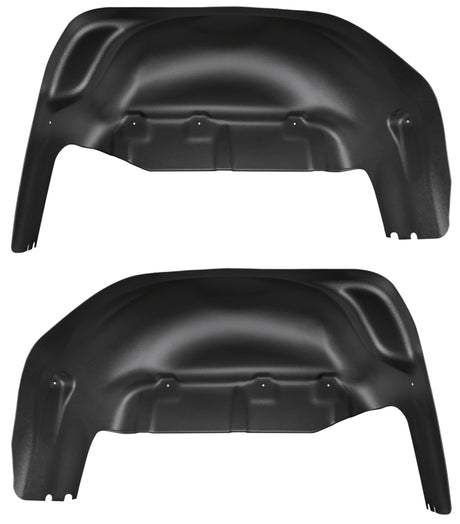 Husky Liners 19-23 GMC Sierra 1500 Black Rear Wheel Well Guards Husky Liners Wheel Well Liners  AXOPROS