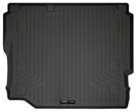 Husky Liners 19-24 Jeep Wrangler JLU WeatherBeater Black Rear Cargo Liner Husky Liners Floor Mats - Rubber  AXOPROS