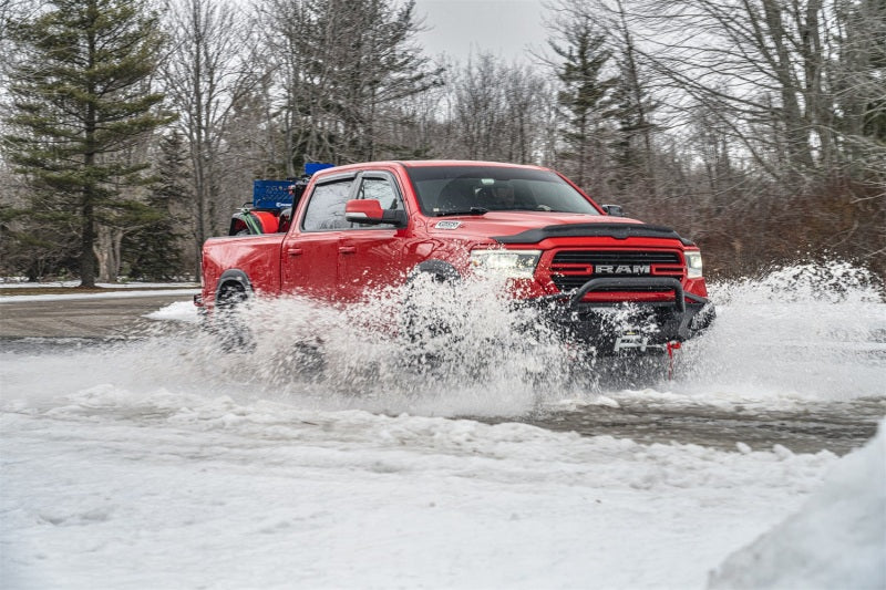 Husky Liners 19-25 RAM 1500 Excl. Rebel/TRX Models Aeroskin II Low Profile - Tex. Black Husky Liners Hood Deflectors  AXOPROS