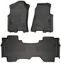 Husky Liners 19 Dodge Ram 1500 Quad Cab Weatherbeater Black Front & 2nd Seat Floor Liners Husky Liners Floor Mats - Rubber  AXOPROS