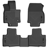 Husky Liners 20-21 Highlander All / 21 Highlander XSE Weatherbeater Front & 2nd Seat Liners - Black Husky Liners Floor Mats - Rubber  AXOPROS