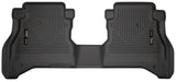 Husky Liners 20-21 Jeep Gladiator Crew Cab WeatherBeater 2nd Seat Black Floor Liners Husky Liners Floor Mats - Rubber  AXOPROS